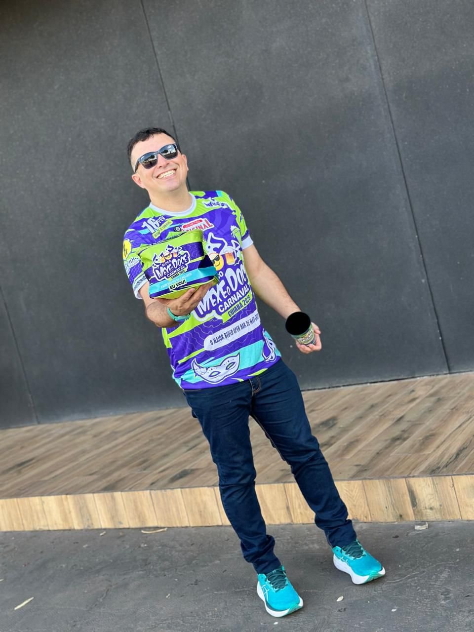 Júnior Mérito Doce, idealizador do Bloco Mexe o Doce